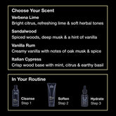 Beard Wash Set for Men, Beard Shampoo & Conditioner (Sandalwood)