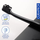 Toothbrush Duo, Black and Black, 2-Pack, Whitening-Friendly